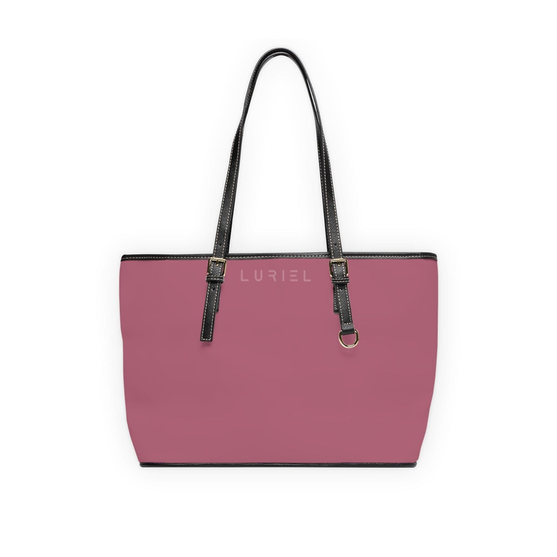 Bags 16" x 10" / Black Rose Taupe Women's Vegan Leather Tote Bag