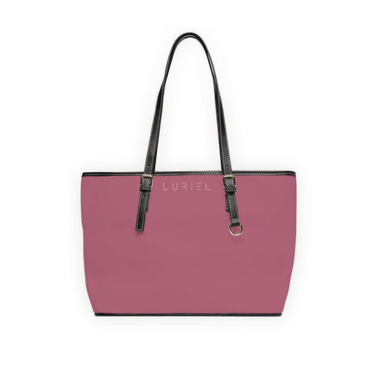 Bags 16" x 10" / Black Rose Taupe Women's Vegan Leather Tote Bag