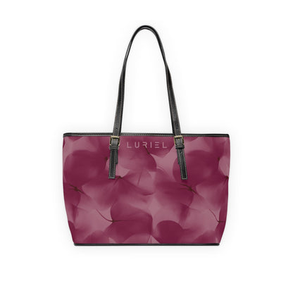 Bags 16" x 10" / Black Subtle Harmony Women's Vegan Leather Tote Bag