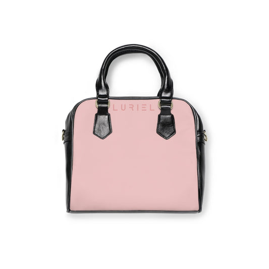 Bags 9.45" x 8.27" / Black Blossom Women's Vegan Leather Shoulder Bag
