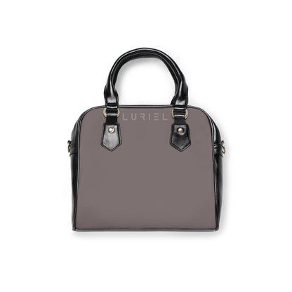 Bags 9.45" x 8.27" / Black Dove Grey Women's Vegan Leather Shoulder Bag