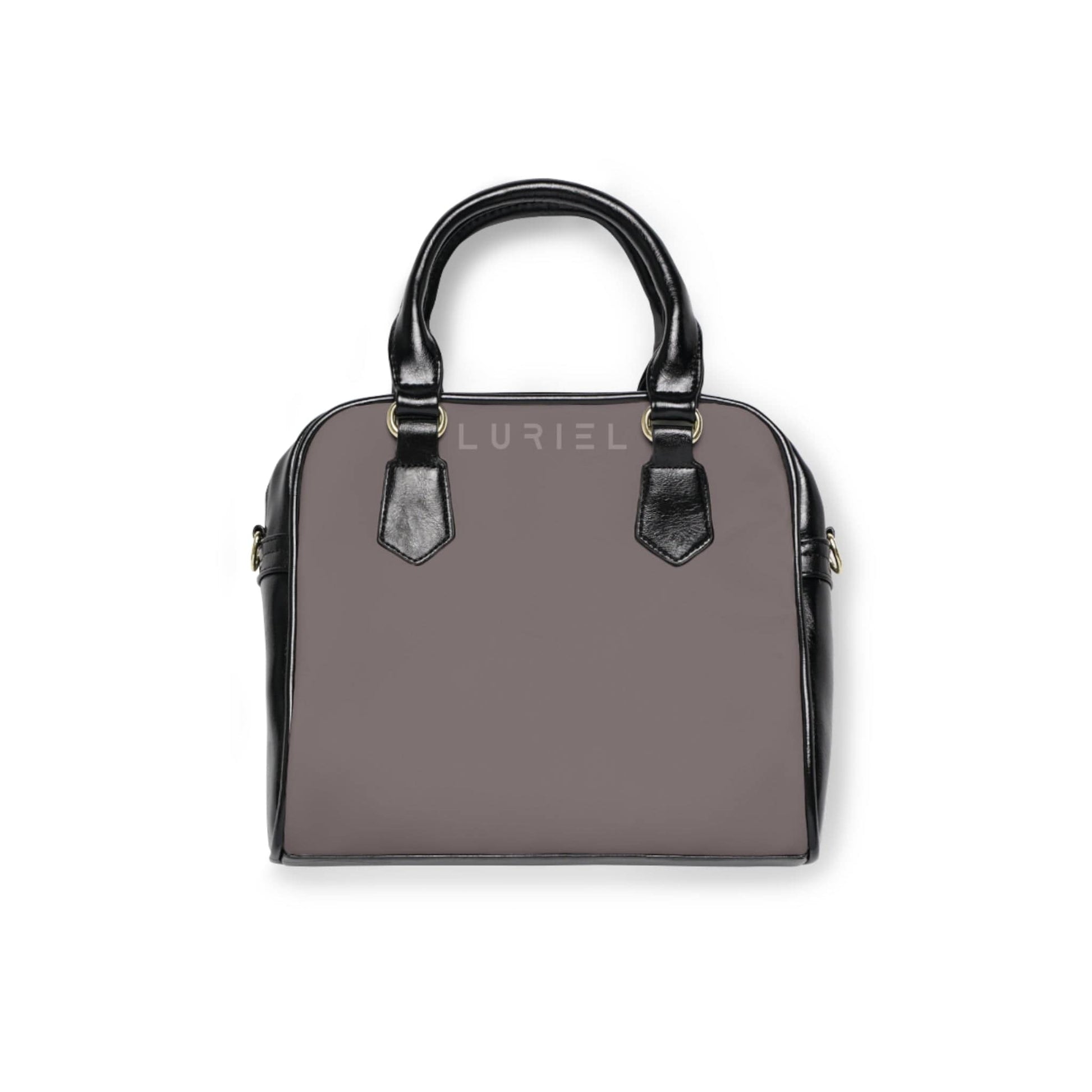 Bags 9.45" x 8.27" / Black Dove Grey Women's Vegan Leather Shoulder Bag