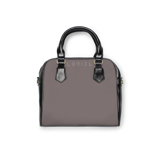 Bags 9.45" x 8.27" / Black Dove Grey Women's Vegan Leather Shoulder Bag
