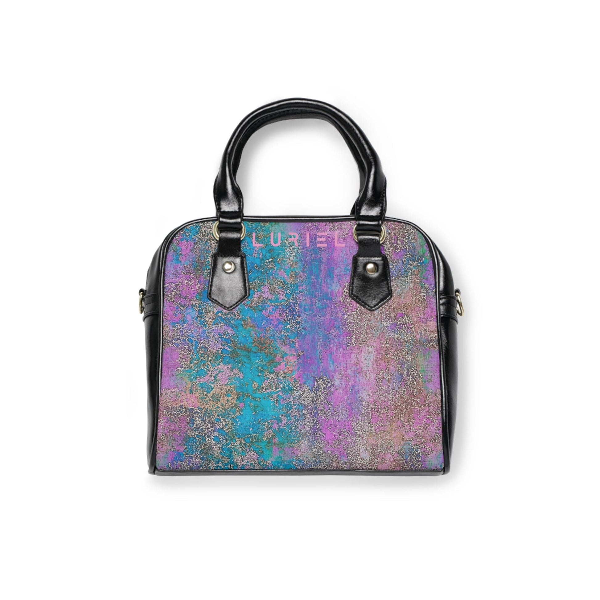 Bags 9.45" x 8.27" / Black Lestat Women's Vegan Leather Shoulder Bag
