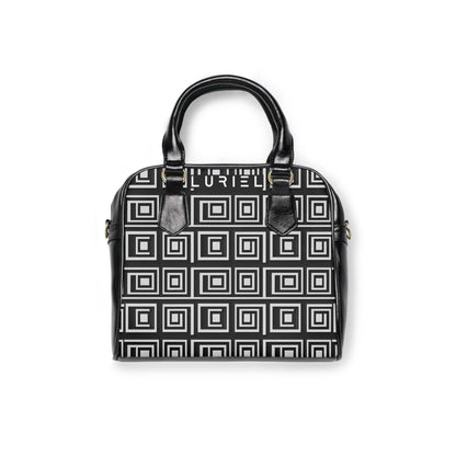 Bags 9.45" x 8.27" / Black Made in Milan Women's Vegan Leather Shoulder Bag