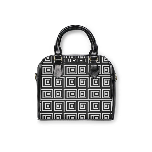 Bags 9.45" x 8.27" / Black Made in Milan Women's Vegan Leather Shoulder Bag