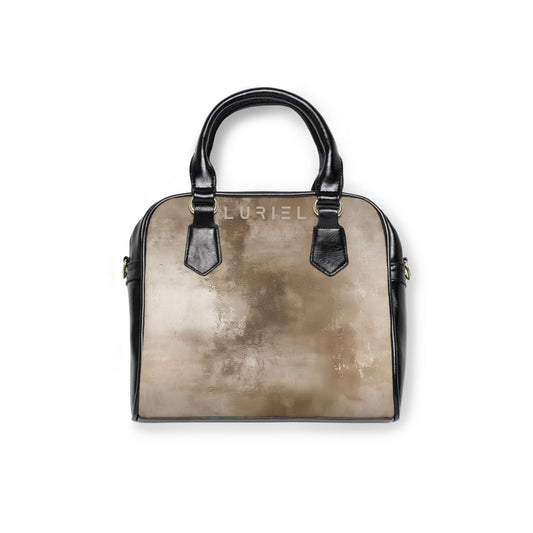 Bags 9.45" x 8.27" / Black Stormy Day Women's Vegan Leather Shoulder Bag
