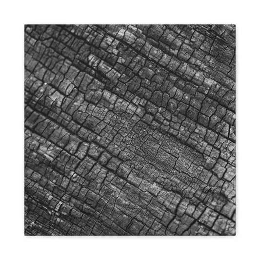 Bedroom Art Canvas 16″ x 16″ / 1.25" Burned Wood, Stretched Matte Canvas