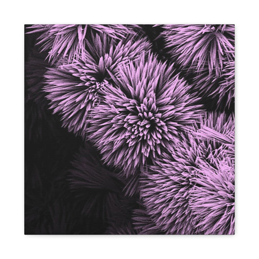 Bedroom Art Canvas 16″ x 16″ / 1.25" Pink Fireworks, Stretched Matte Canvas