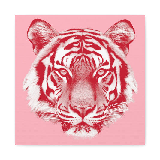 Bedroom Art Canvas 16″ x 16″ / 1.25" Seeing Red But Staying Chill, Stretched Matte Canvas