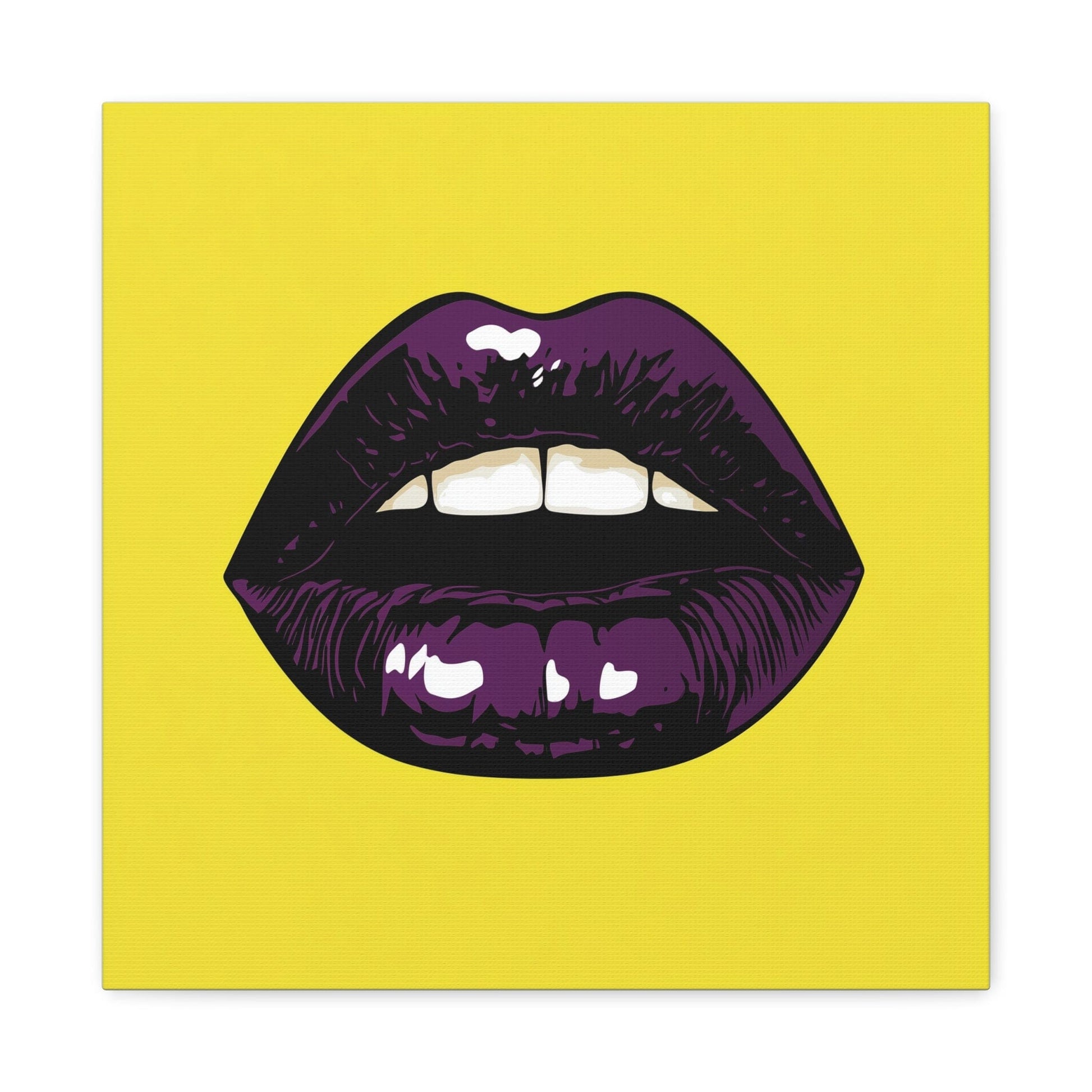 Bedroom Art Canvas 16″ x 16″ / 1.25" Witchy Movie Night, Stretched Matte Canvas