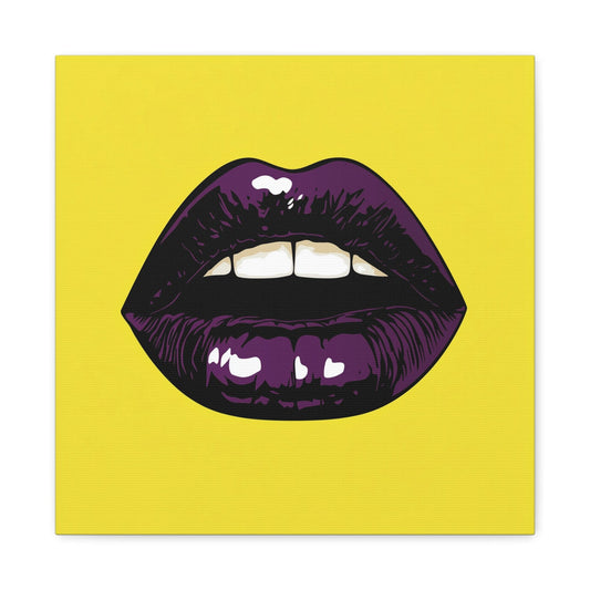 Bedroom Art Canvas 16″ x 16″ / 1.25" Witchy Movie Night, Stretched Matte Canvas