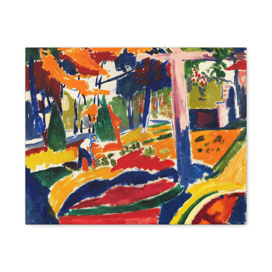 Bedroom Art Canvas 20″ x 16″ (Horizontal) / 1.25" Garden (1915) by Henry Lyman Sayen, Stretched Matte Canvas