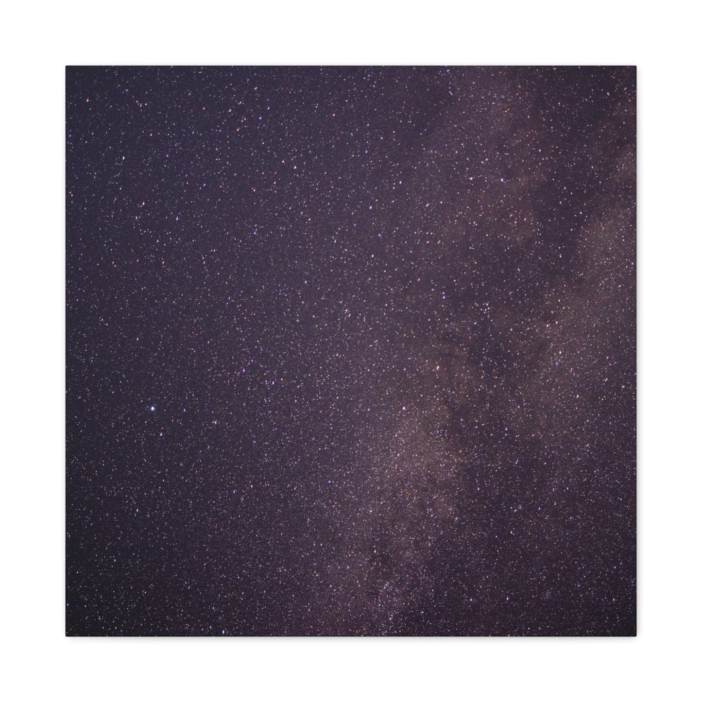Bedroom Art Canvas 24″ x 24″ / 1.25" Milky Way and Starry Sky, Stretched Matte Canvas