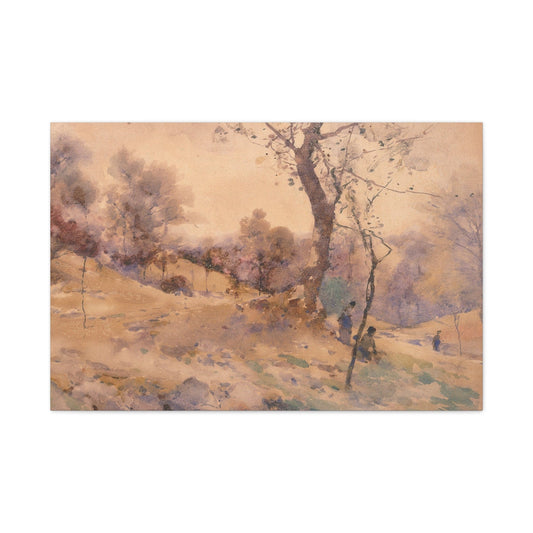 Bedroom Art Canvas 36″ x 24″ (Horizontal) / 1.25" Landscape, William Henry Holmes, Stretched Matte Canvas