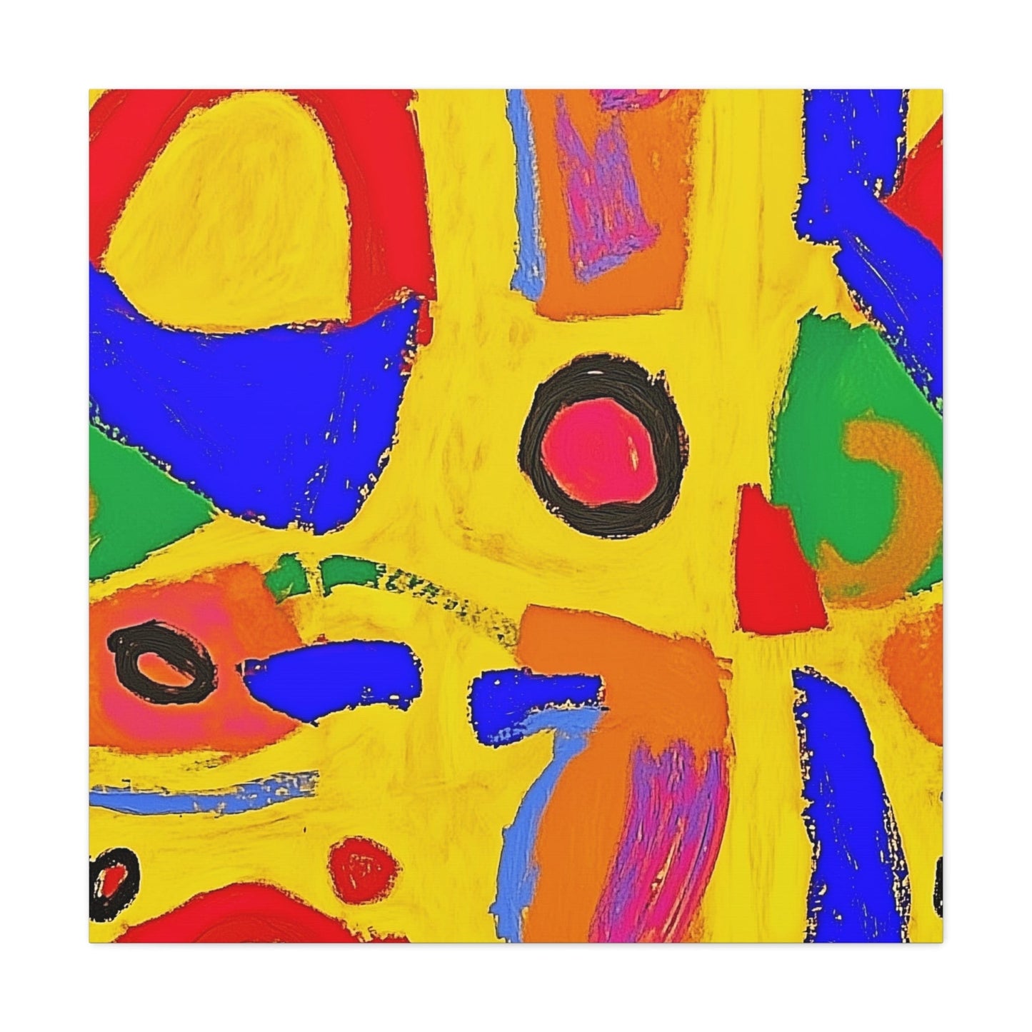 Bedroom Art Canvas 36" x 36" / 1.25" The Joker, Stretched Matte Canvas