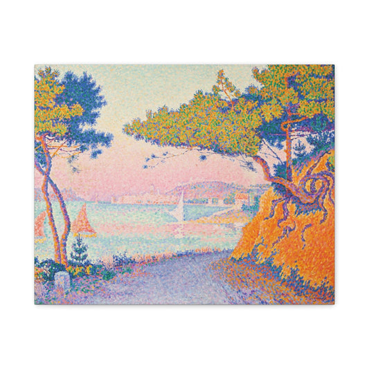 Canvas 20″ x 16″ (Horizontal) / 1.25" Golfe Juan (1896) by Paul Signac, Stretched Matte Canvas