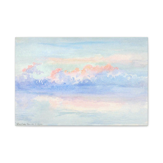 Canvas 24″ x 16″ (Horizontal) / 1.25" Venice by George Elbert Burr (1900), Stretched Matte Canvas