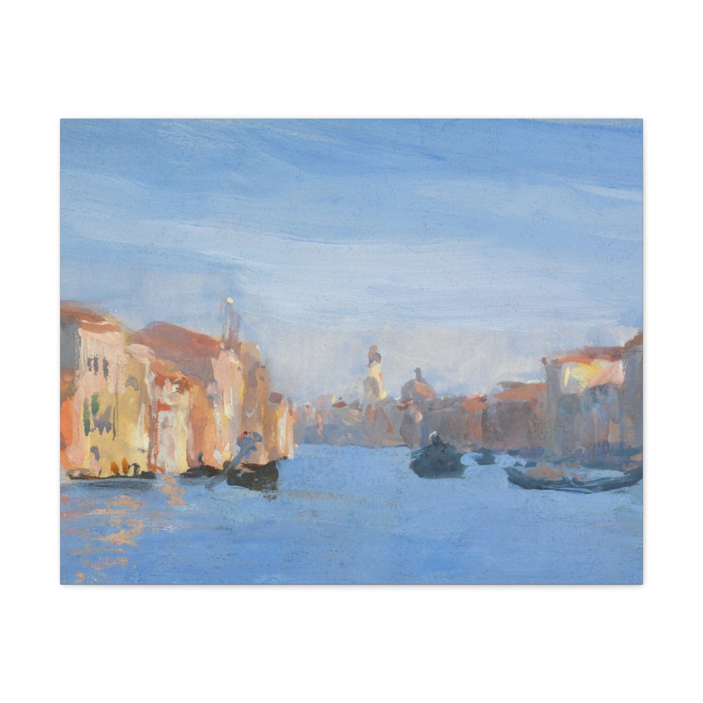 Canvas 30" x 24" (Horizontal) / 1.25" Venice (1821–1906) by Hercules Brabazon, Stretched Matte Canvas