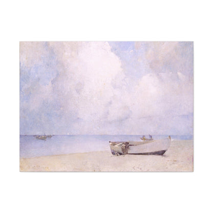 Canvas 40" x 30" (Horizontal) / 1.25" The South Strand by Emil Carlsen, Stretched Matte Canvas