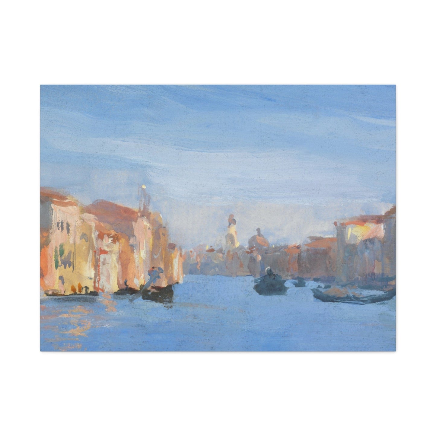 Canvas 40" x 30" (Horizontal) / 1.25" Venice (1821–1906) by Hercules Brabazon, Stretched Matte Canvas