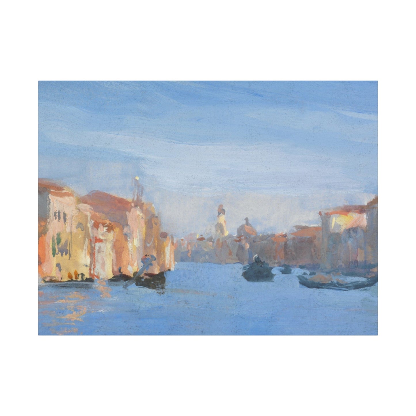 Canvas 48" x 36" (Horizontal) / 1.25" Venice (1821–1906) by Hercules Brabazon, Stretched Matte Canvas