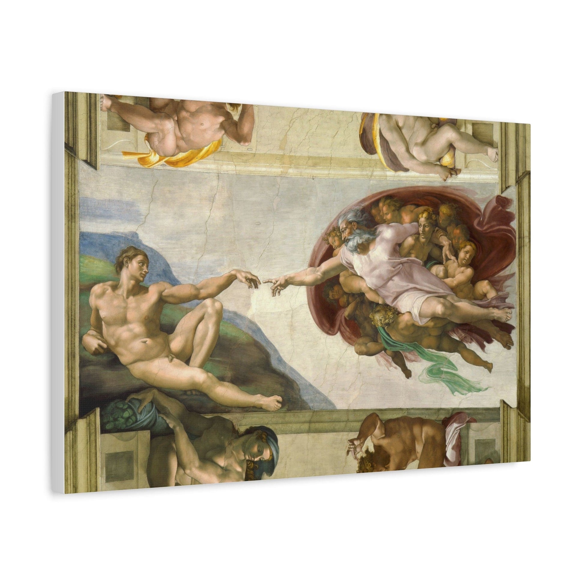 Canvas Creation of Adam, Stretched Matte Canvas