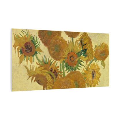 Canvas Sunflowers by Vincent Van Gogh, Stretched Matte Canvas