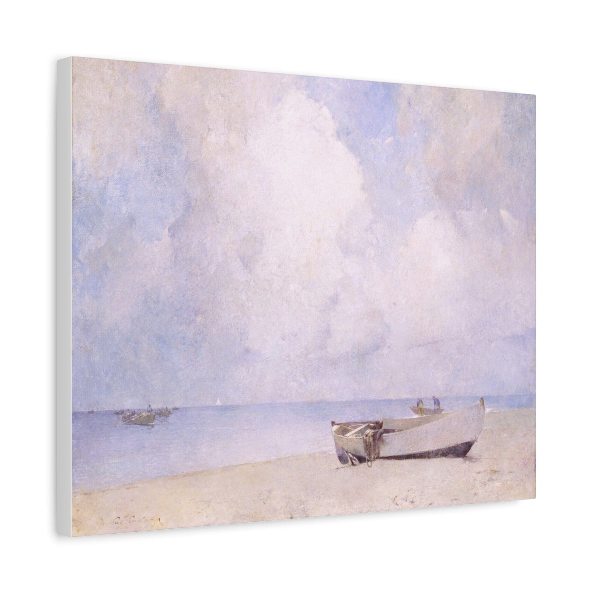 Canvas The South Strand by Emil Carlsen, Stretched Matte Canvas