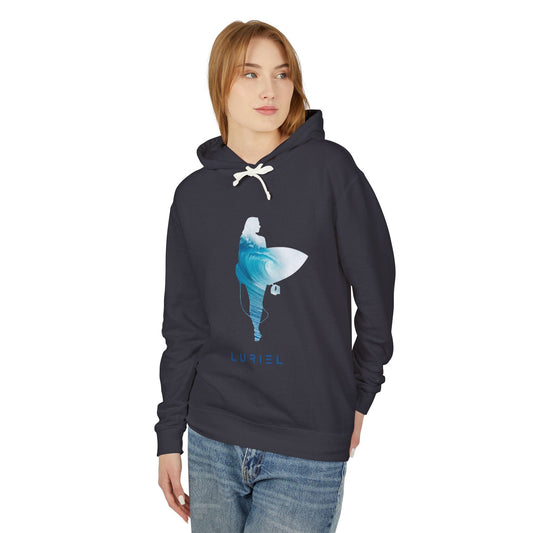 Hoodie Black / S Surfer Girl Unisex 100% Cotton Hooded Sweatshirt