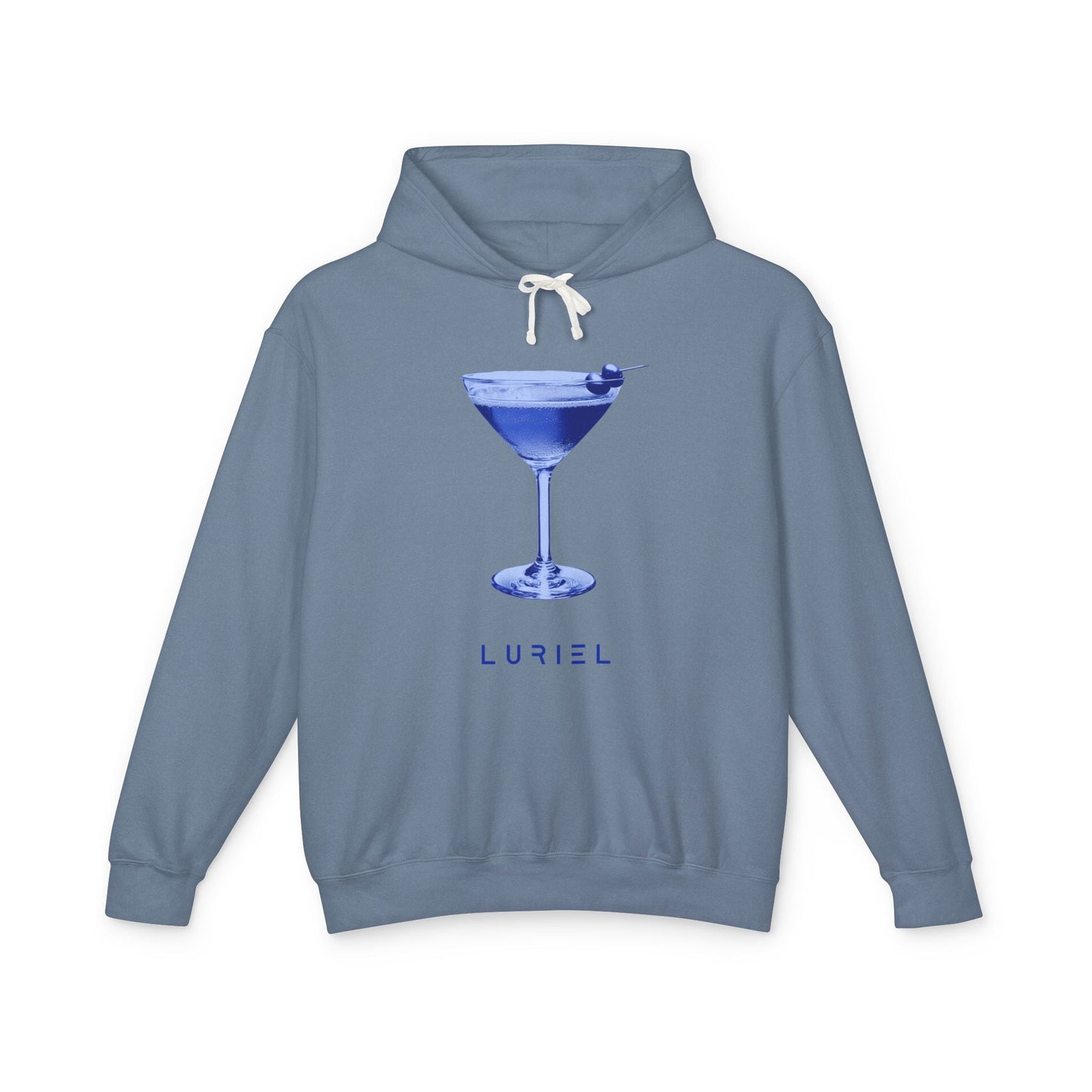 Hoodie Blue Jean / S Blue Martini Unisex 100% Cotton Hooded Sweatshirt