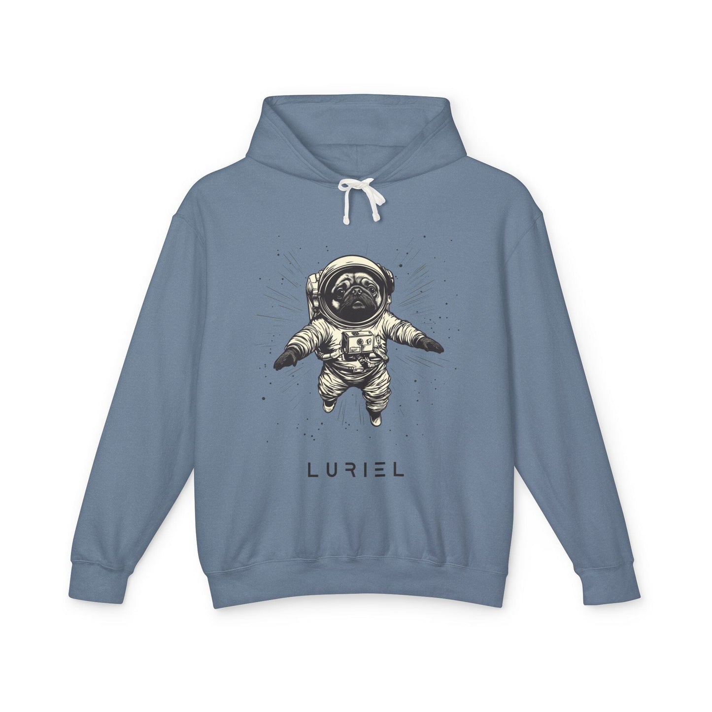 Hoodie Blue Jean / S Cosmo Pug Unisex 100% Cotton Hooded Sweatshirt