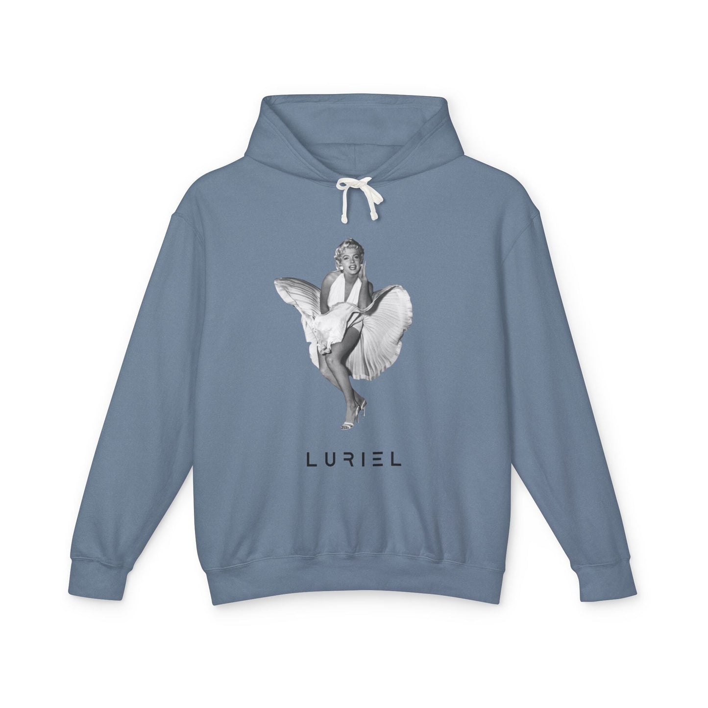Hoodie Blue Jean / S Glam 100% Cotton Hooded Sweatshirt