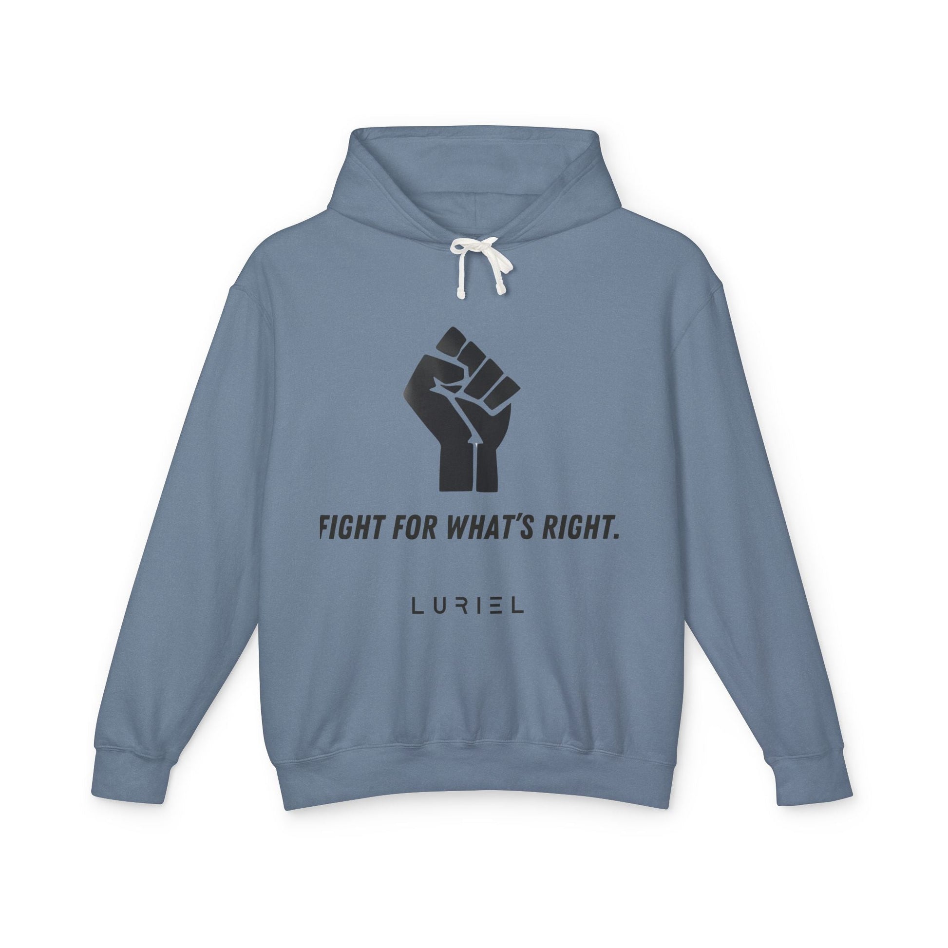 Hoodie Blue Jean / S Never Give Up Unisex 100% Cotton Hooded Sweatshirt