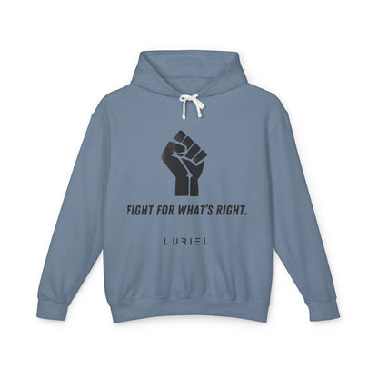 Hoodie Blue Jean / S Never Give Up Unisex 100% Cotton Hooded Sweatshirt