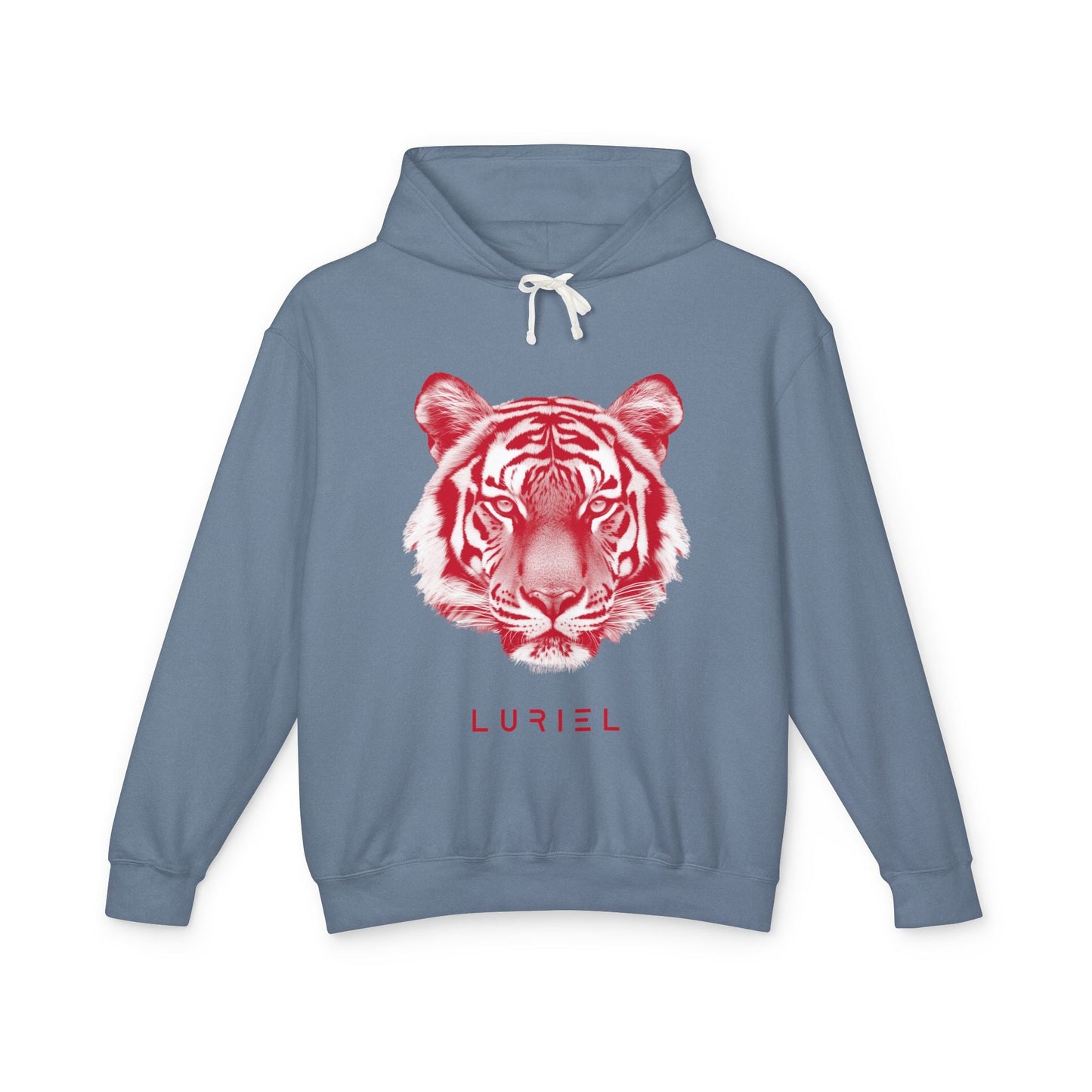 Hoodie Blue Jean / S Seeing Red But Staying Chill Unisex 100% Cotton Hooded Sweatshirt