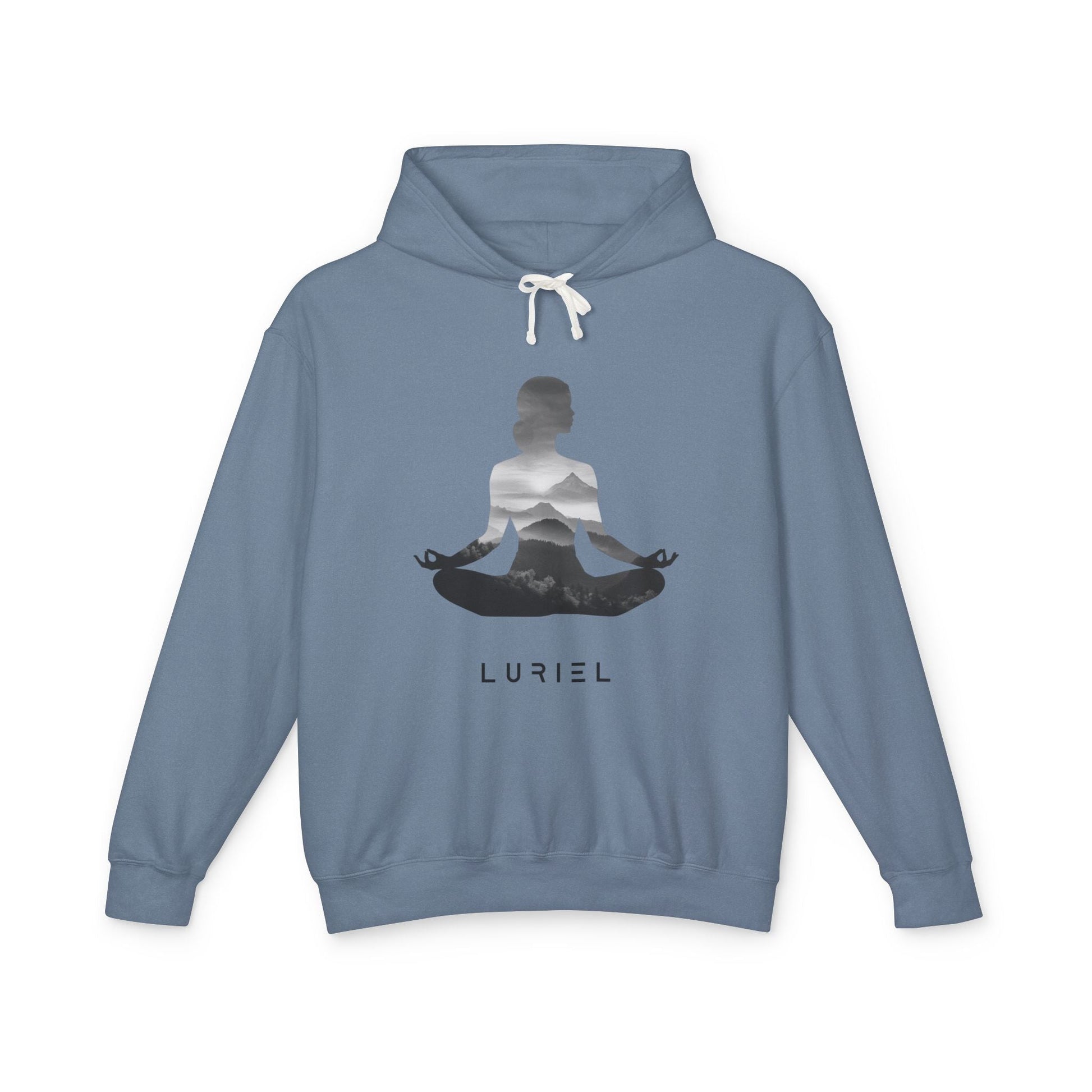 Hoodie Blue Jean / S Zen Unisex 100% Cotton Hooded Sweatshirt
