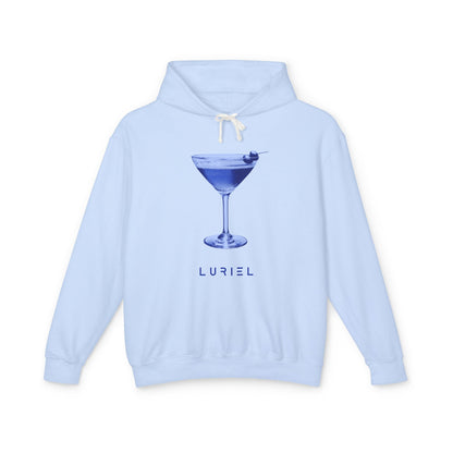 Hoodie Blue Martini Unisex 100% Cotton Hooded Sweatshirt