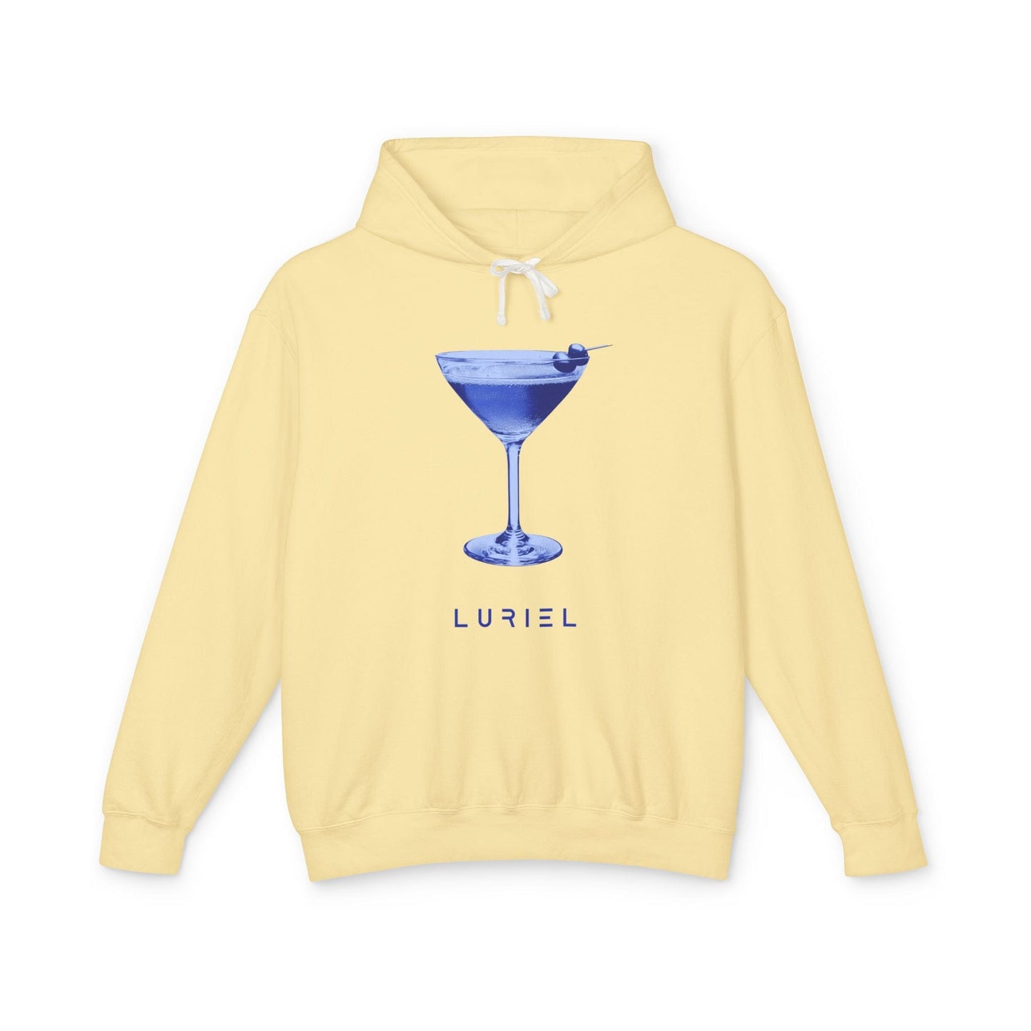 Hoodie Butter / S Blue Martini Unisex 100% Cotton Hooded Sweatshirt