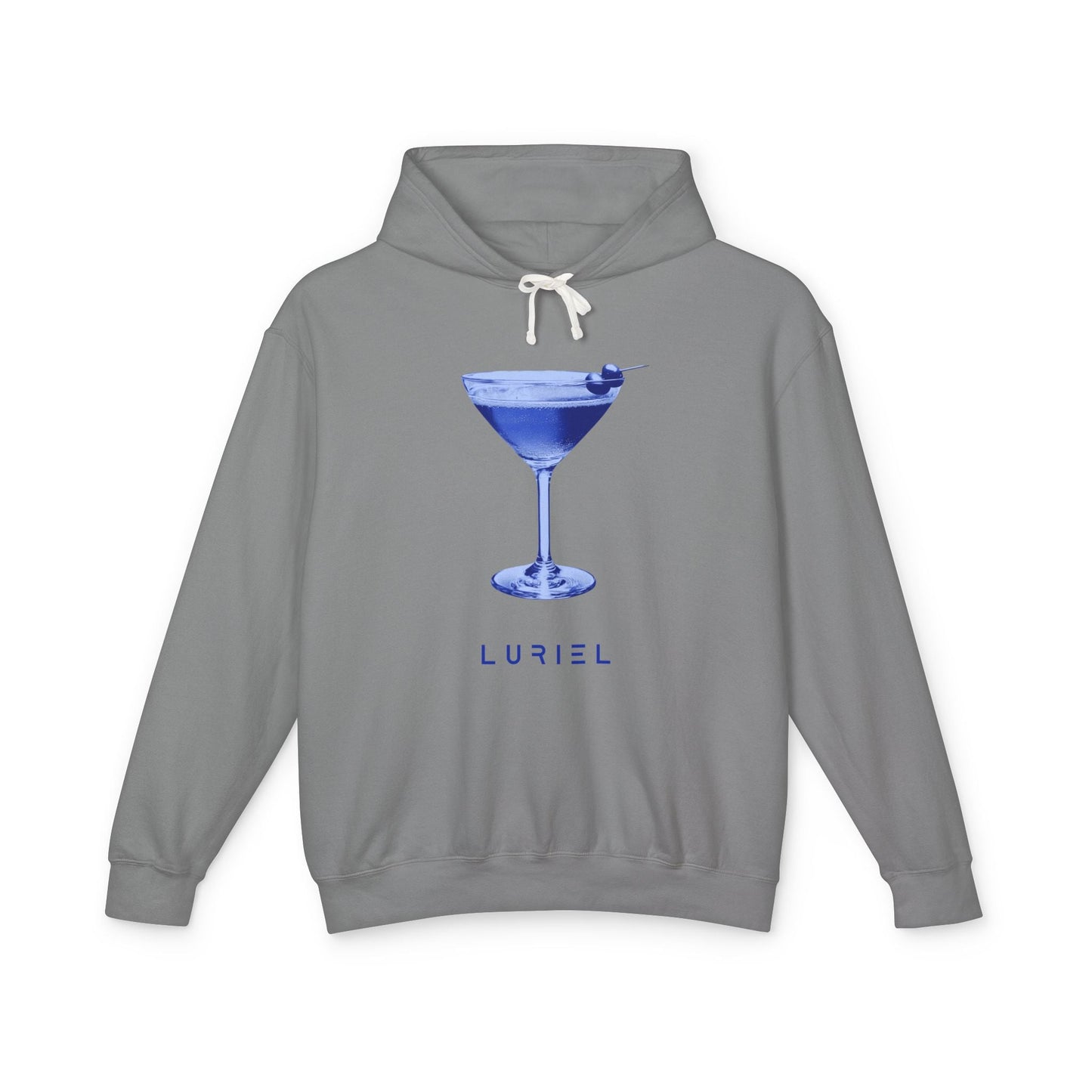 Hoodie Grey / M Blue Martini Unisex 100% Cotton Hooded Sweatshirt
