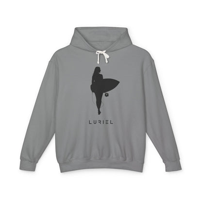 Hoodie Grey / M Surfer Girl Black Unisex 100% Cotton Hooded Sweatshirt