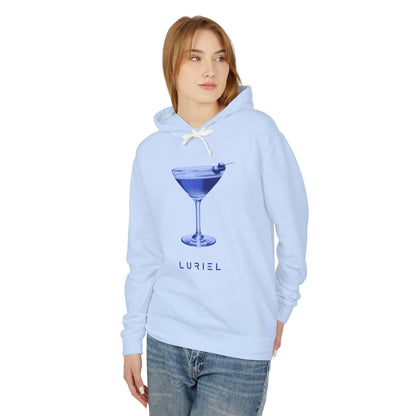 Hoodie Hydrangea / S Blue Martini Unisex 100% Cotton Hooded Sweatshirt