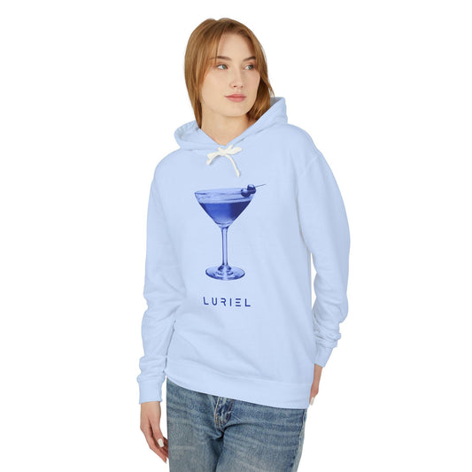 Hoodie Hydrangea / S Blue Martini Unisex 100% Cotton Hooded Sweatshirt