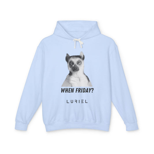 Hoodie Hydrangea / S When Friday? 100% Cotton Unisex Hooded Sweatshirt