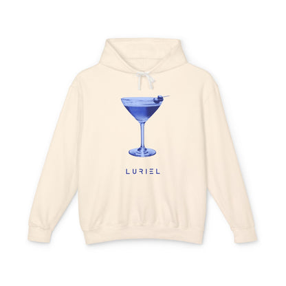 Hoodie Ivory / S Blue Martini Unisex 100% Cotton Hooded Sweatshirt