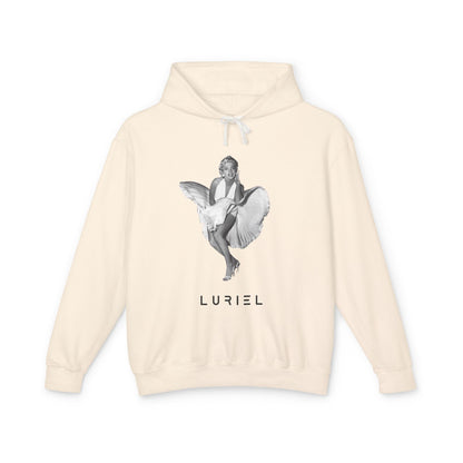 Hoodie Ivory / S Glam 100% Cotton Hooded Sweatshirt