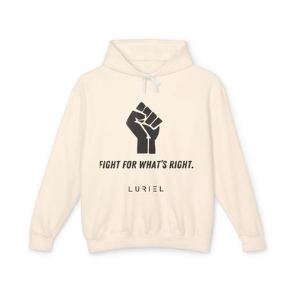 Hoodie Ivory / S Never Give Up Unisex 100% Cotton Hooded Sweatshirt