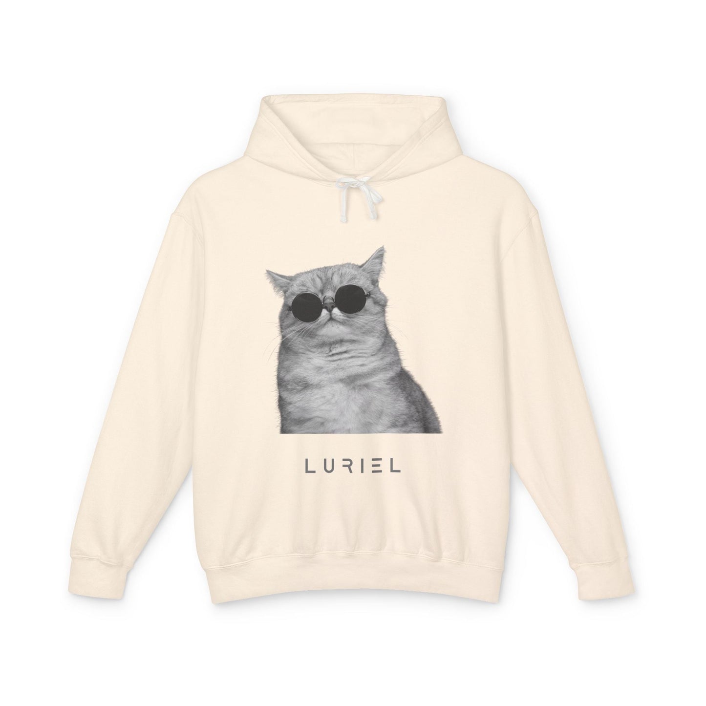 Hoodie Ivory / S The Catfather 100% Cotton Hooded Sweatshirt