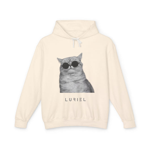 Hoodie Ivory / S The Catfather 100% Cotton Hooded Sweatshirt