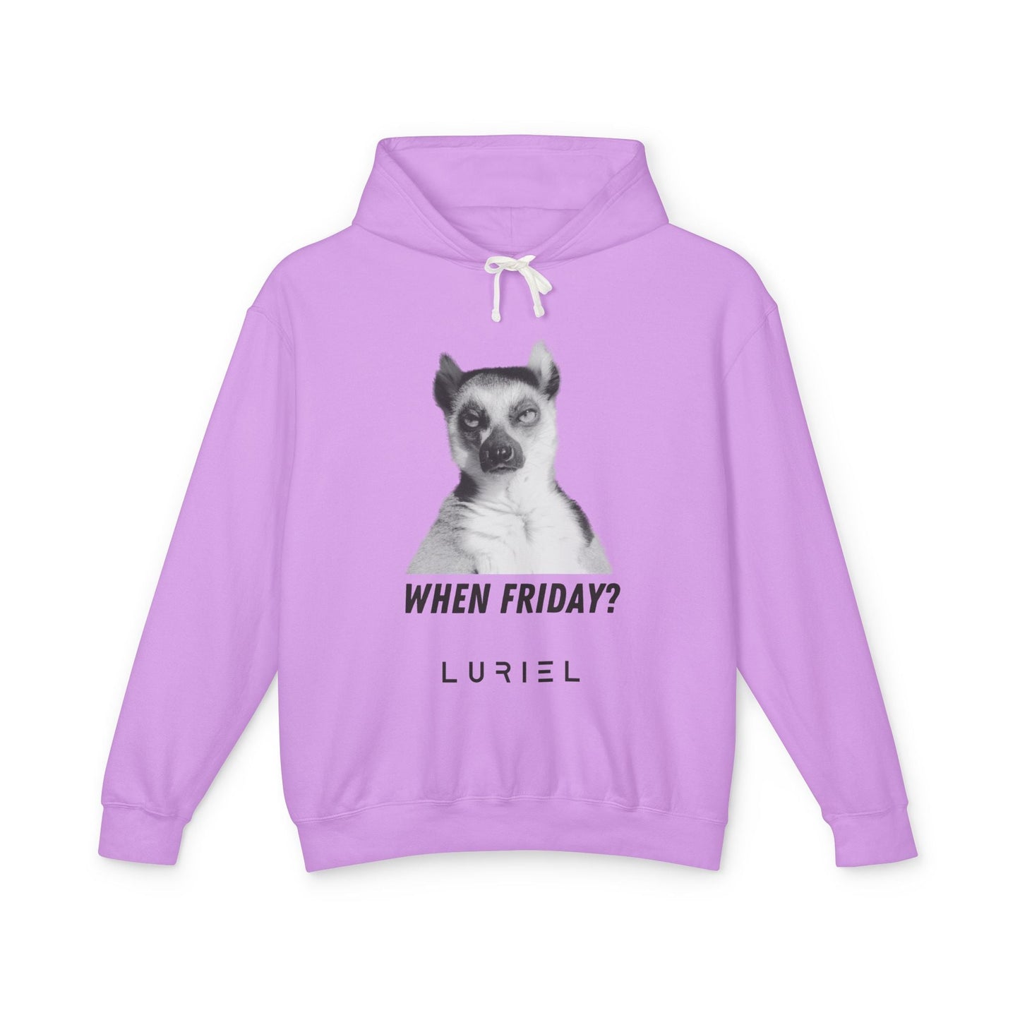 Hoodie Neon Violet / S When Friday? 100% Cotton Unisex Hooded Sweatshirt